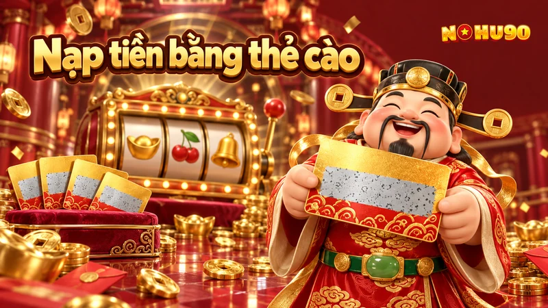 Nạp tiền Nohu90 bằng thẻ cào điện thoại