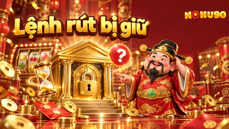 Lệnh rút tiền Nohu90 bị giữ và cách xử lý